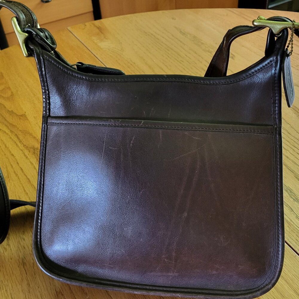 Vintage Coach Legacy Zip Mahogany 9966